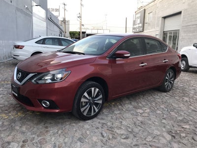 2018 Nissan SENTRA EXCLUSIVE L4 1.8L 129 CP 4 PUERTAS AUT PIEL BA AA QC