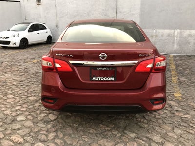 2018 Nissan SENTRA EXCLUSIVE L4 1.8L 129 CP 4 PUERTAS AUT PIEL BA AA QC